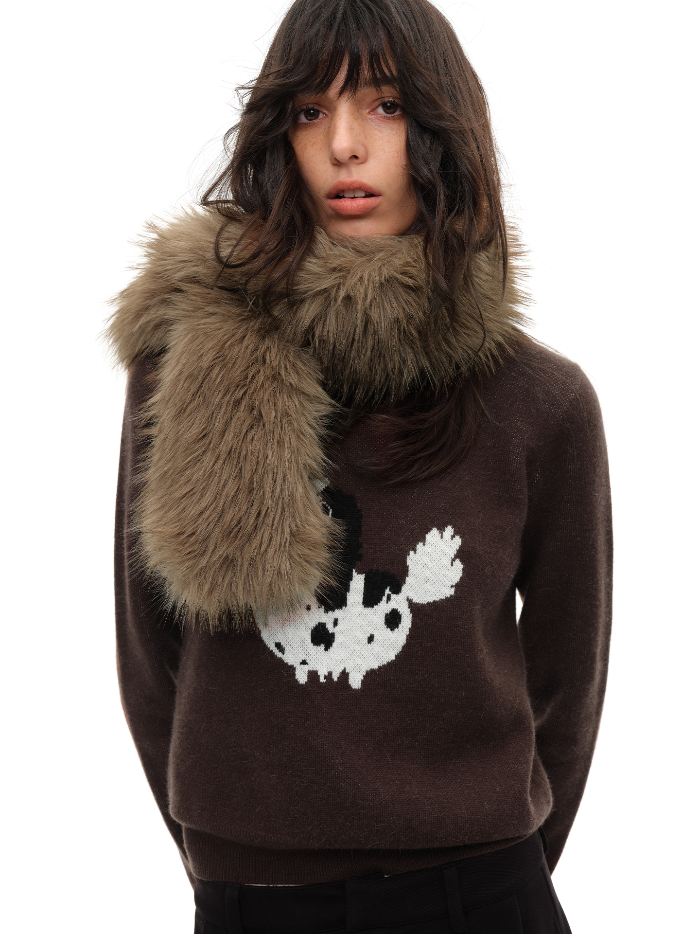 JCAESAR WOMEN Eco‑Fur Scarf