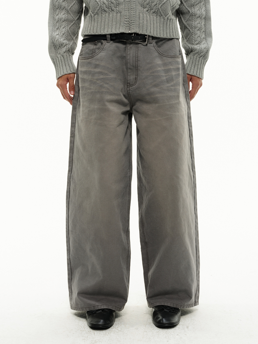JCAESAR Sun-Washed Grey Jeans - jcaesarclo