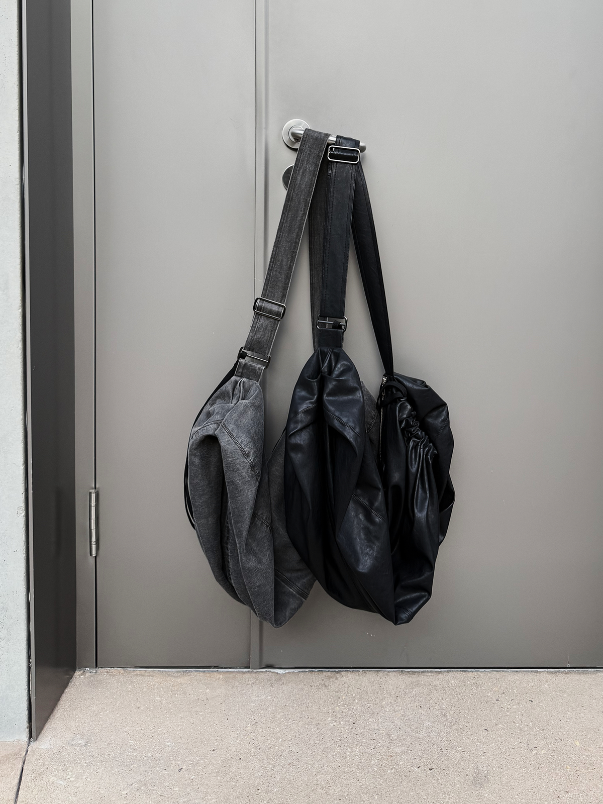 JCAESAR Eco-Leather Hobo Dumpling Bag