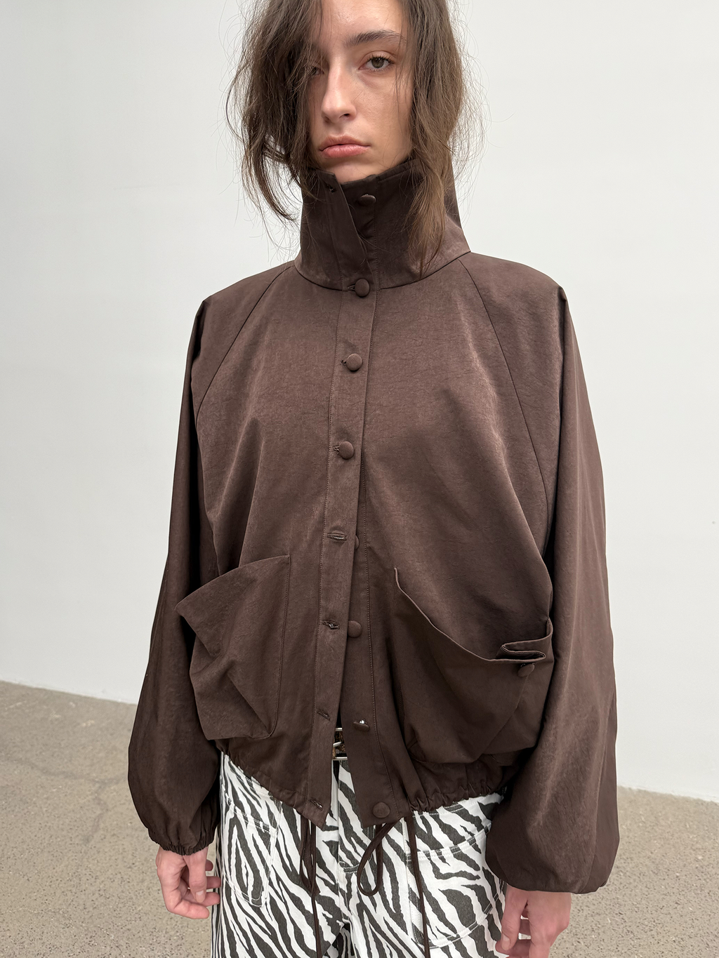JCAESAR WOMEN oose balloon jacket