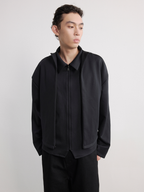 JCAESAR Two Fake Space Cotton Zipper Shirts - jcaesarclo