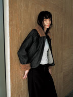 JCAESAR WOMEN Lambskin And Original Beef Coat - jcaesarclo