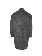 JCAESAR  Cocoon-Shaped Overcoat With A Back Pleated Slanted Front - jcaesarclo