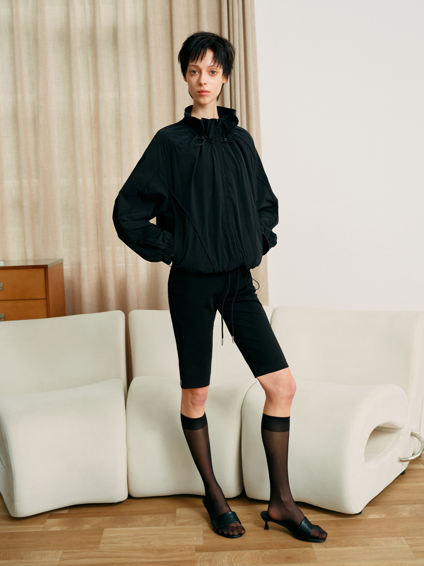 JCAESAR WOMEN Drawstring Riding Pants