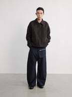 JCAESAR Double-Waisted Pleated Wide-Leg Pants - jcaesarclo