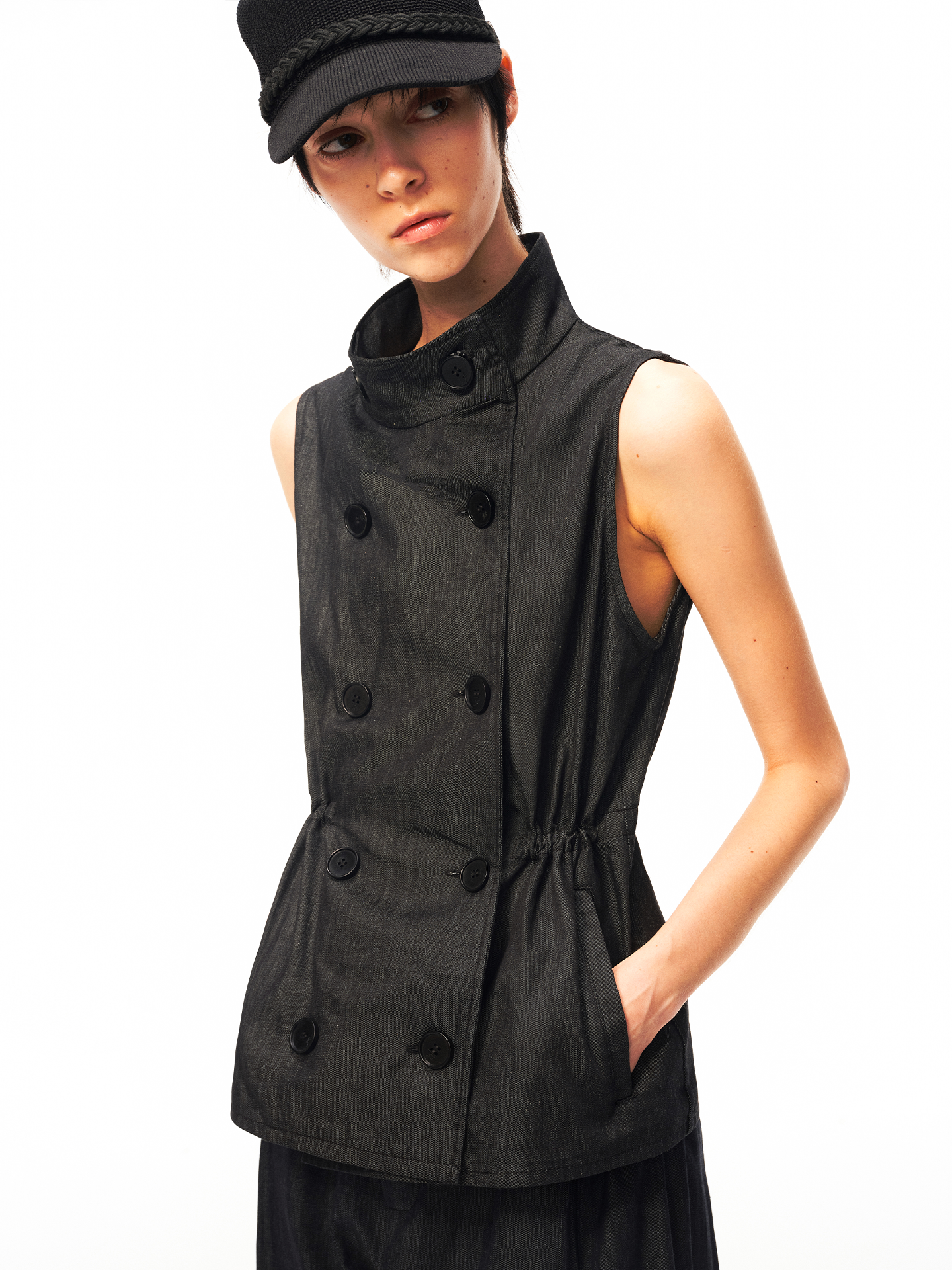 JCAESAR WOMEN Explorer Stand‑Collar Utility Vest