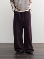 JCAESAR Low-Crotch Brushed Drop-Crotch Sweatpants