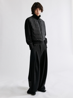 JCAESAR Knitted Wool Trousers With Leather Waist - jcaesarclo
