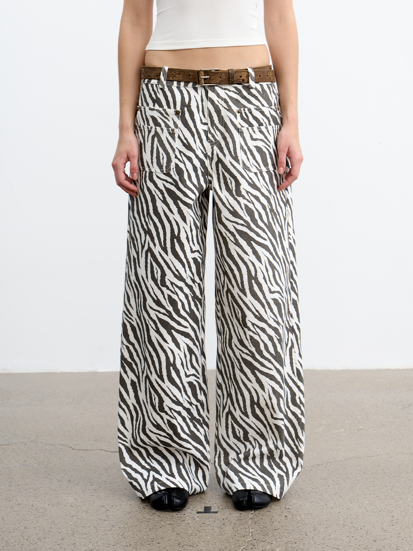 パンツ JCAESAR Dirty Dye Process Wide Pants パンツ JCAESAR Dirty