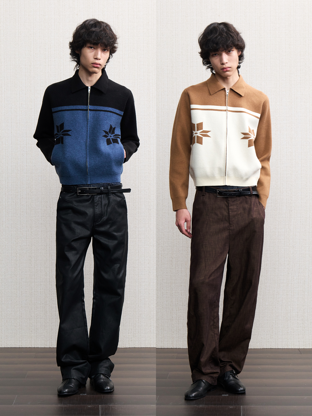 JCAESAR Snowflake knit sweater
