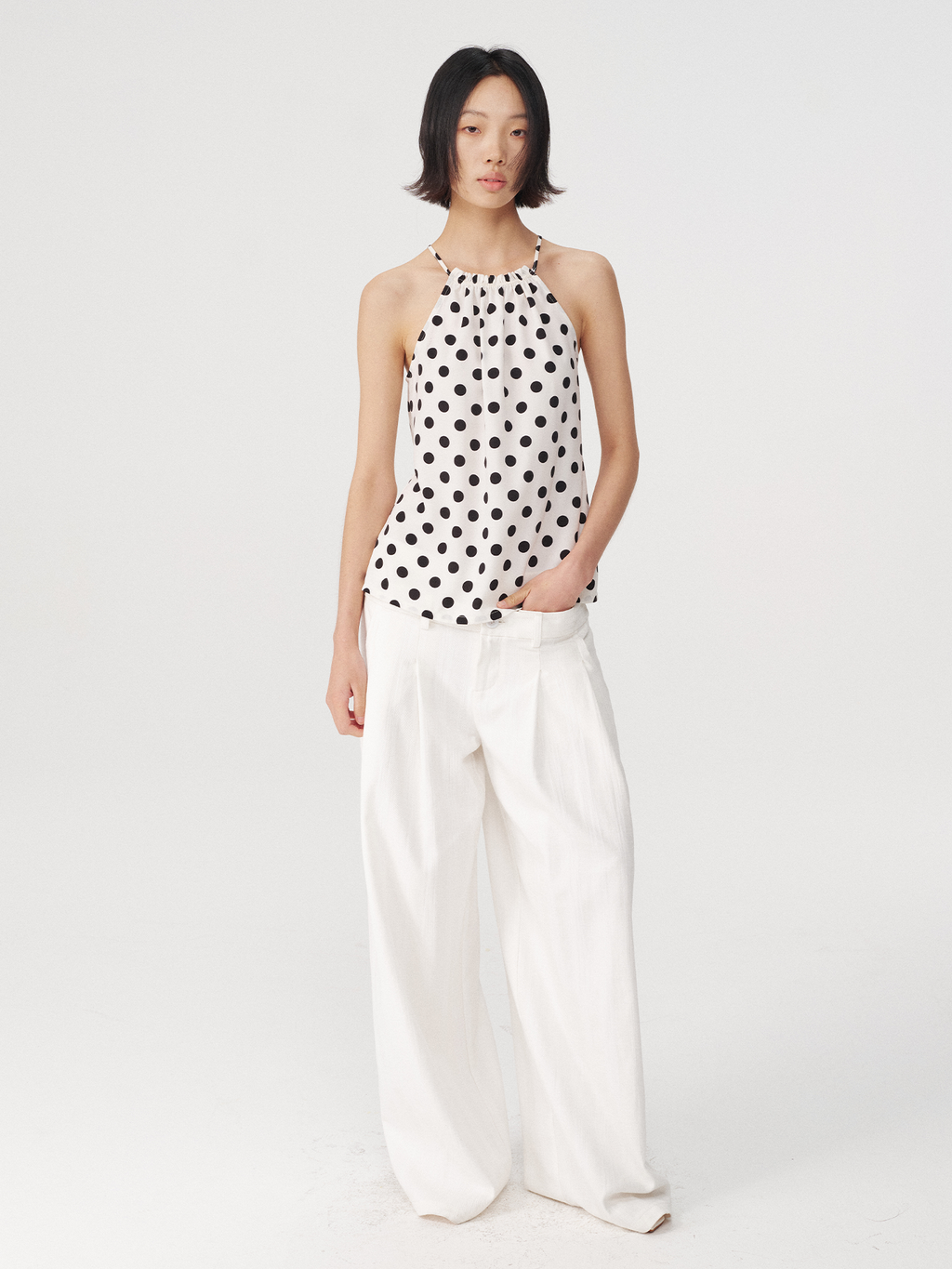 JCAESAR WOMEN Polka‑Dot Camisole - jcaesarclo