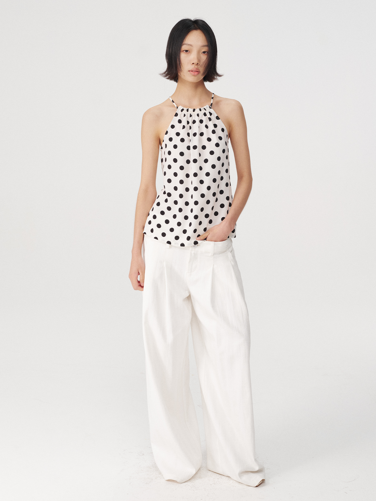 JCAESAR WOMEN Polka‑Dot Camisole - jcaesarclo