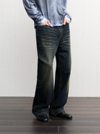 JCAESAR Vintage washed denim jeans