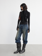 JCAESAR WOMEN Scarf With Half - Fingered Sleeves - jcaesarclo