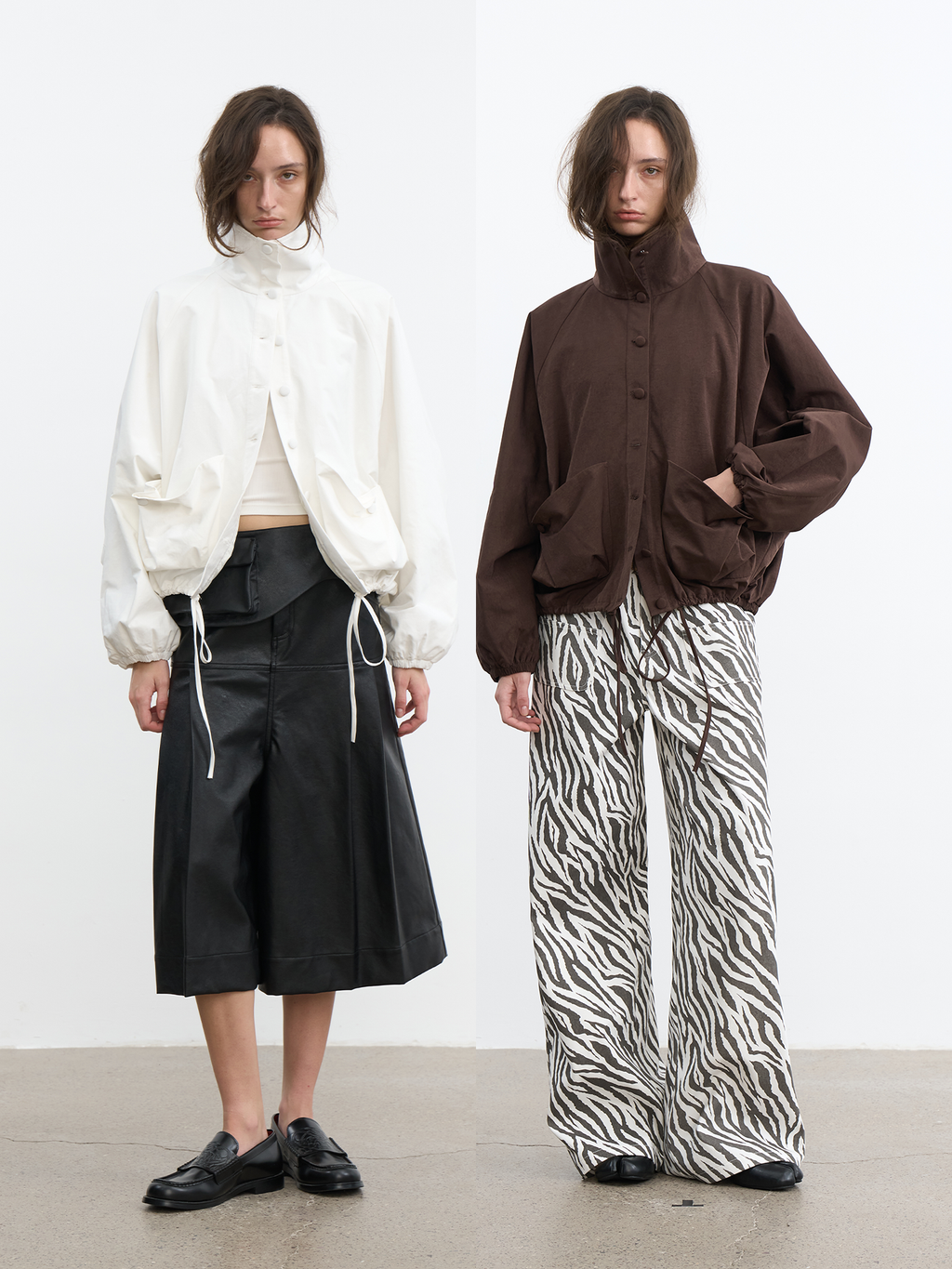 JCAESAR WOMEN oose balloon jacket