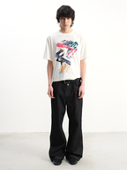 JCAESAR Tai Chi Squat Graphic Short‑Sleeve Tee - jcaesarclo