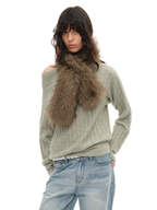 JCAESAR WOMEN Diagonal‑Shoulder Sweater - jcaesarclo