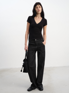 JCAESAR WOMEN Stretch Straight Raw Denim - jcaesarclo