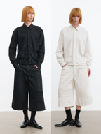 JCAESAR Coated Structured Long Sleeve Shirt