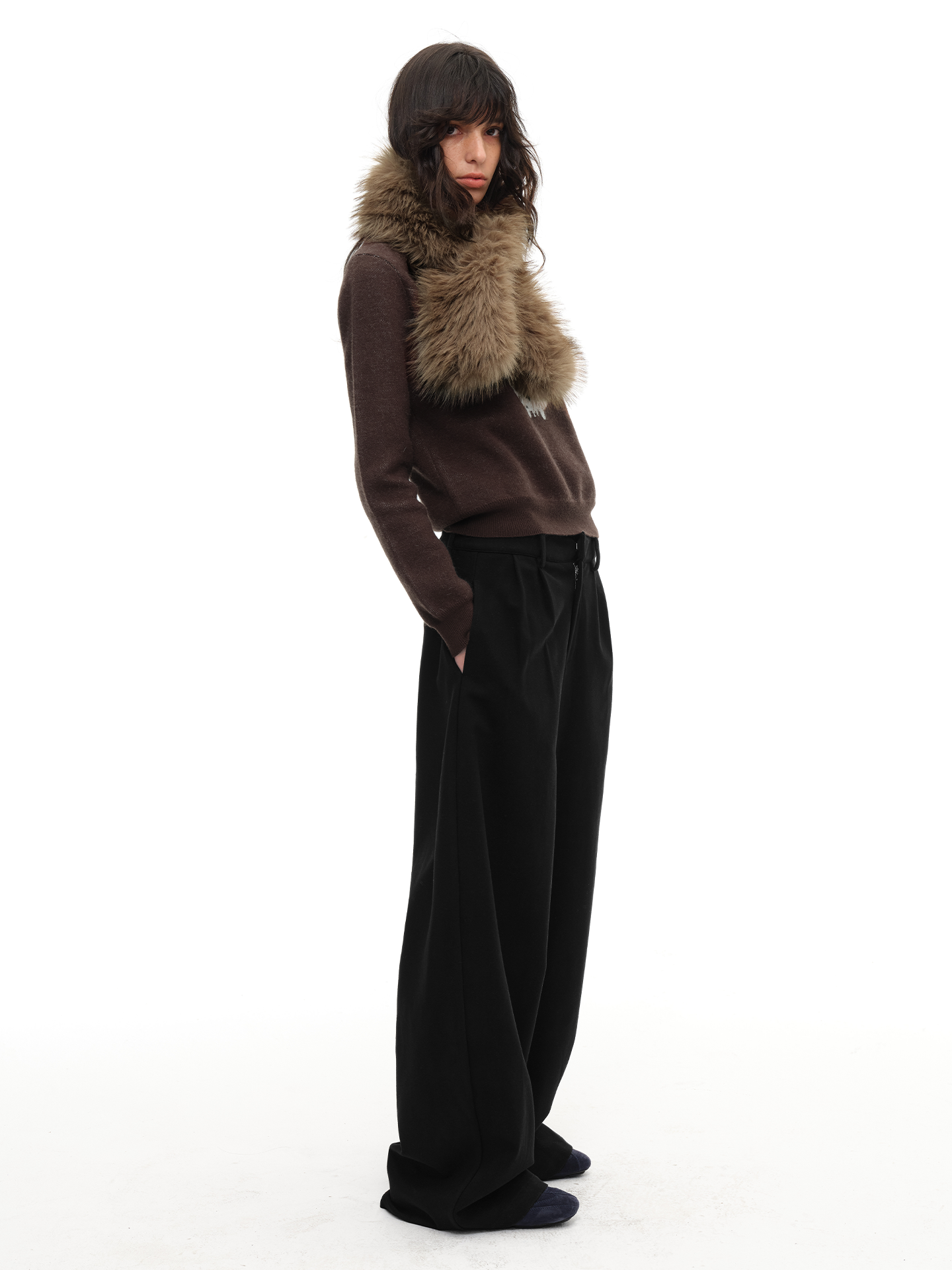 JCAESAR WOMEN Eco‑Fur Scarf - jcaesarclo