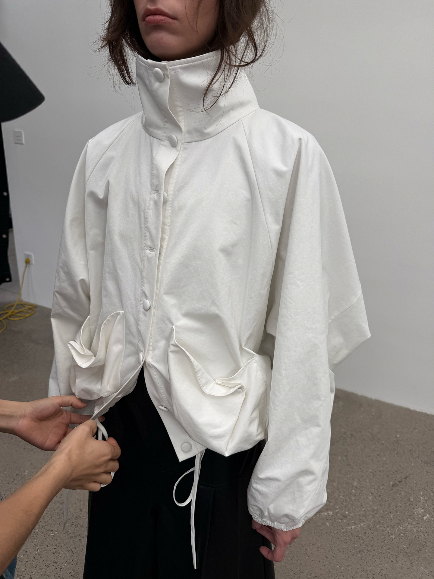 JCAESAR WOMEN oose balloon jacket