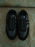 JCAESAR Wheat‑pattern low‑profile German trainer sneakers