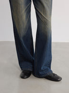 JCAESAR WOMEN Vintage Straight-Leg Blue Jeans - jcaesarclo