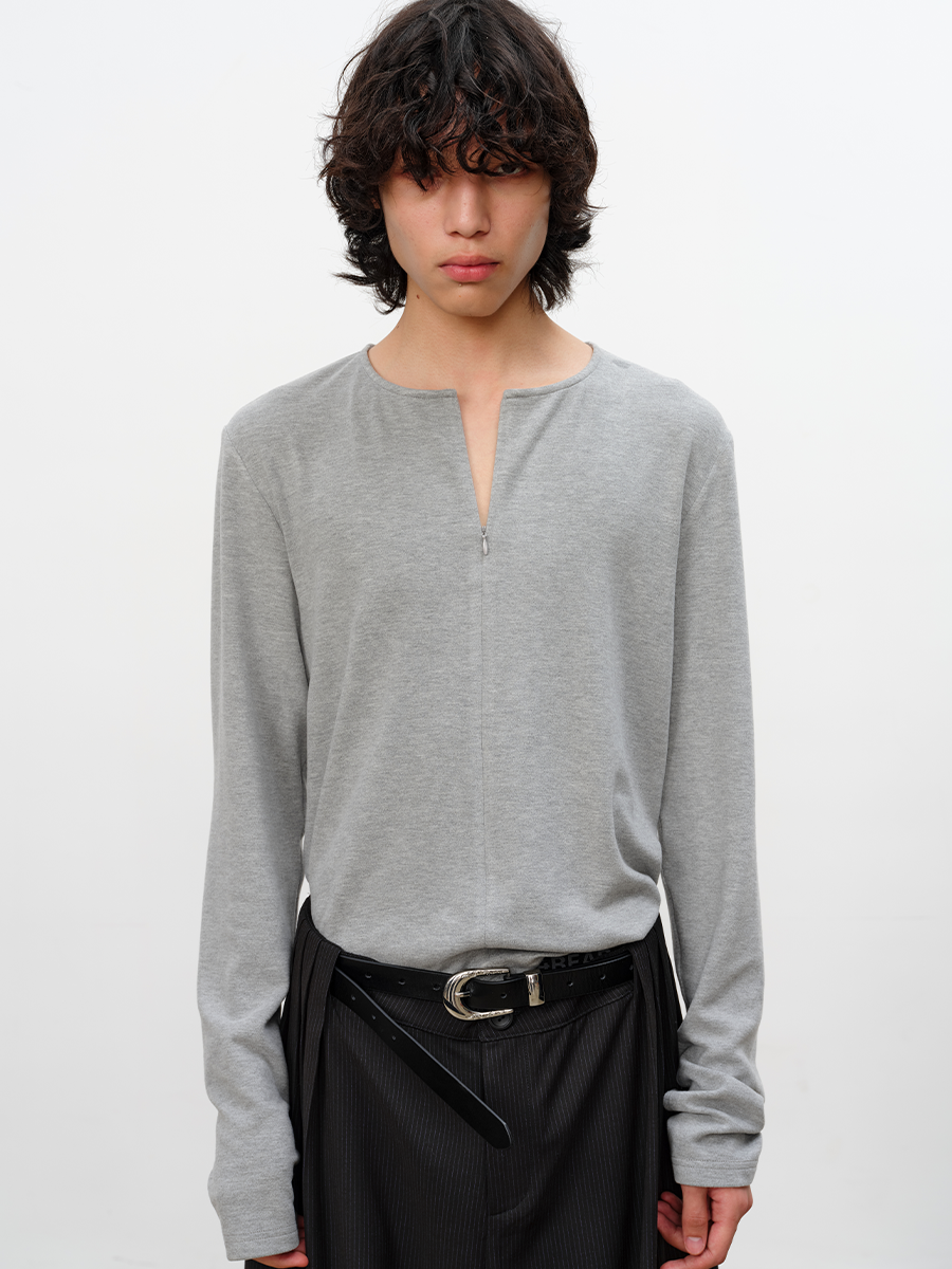 JCAESAR Invisible Half-Zip Long-Sleeve Base Shirt - jcaesarclo