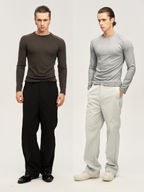 JCAESAR Waist-Fitted Base Top with Double Shoulder Darts