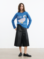 JCAESAR WOMEN Goose‑print long‑sleeve shirt
