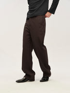 JCAESAR Fleece-Lined Dress Pants, Cuffed Waistbandless
