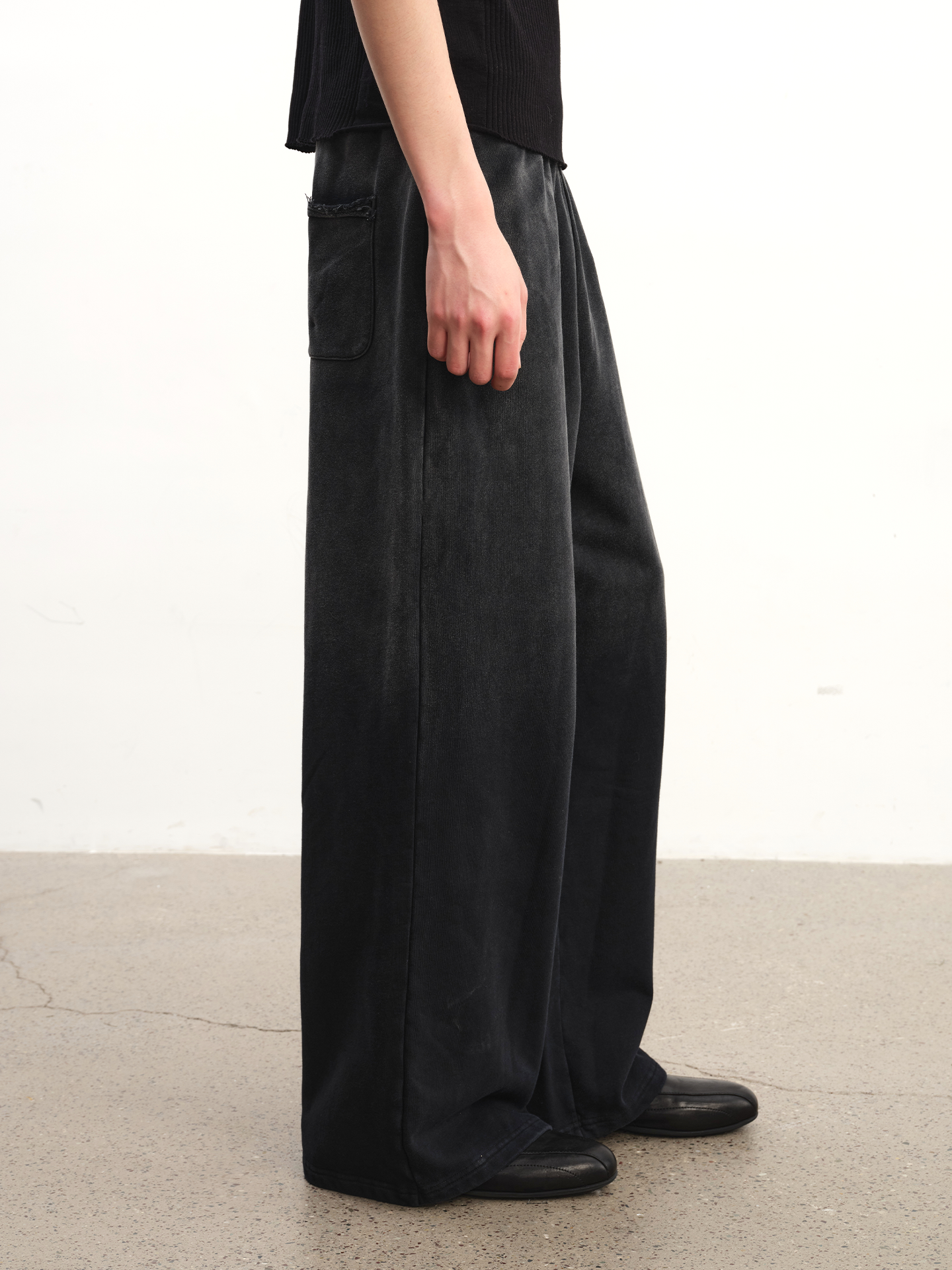 JCAEASAR Sun-faded washed trousers