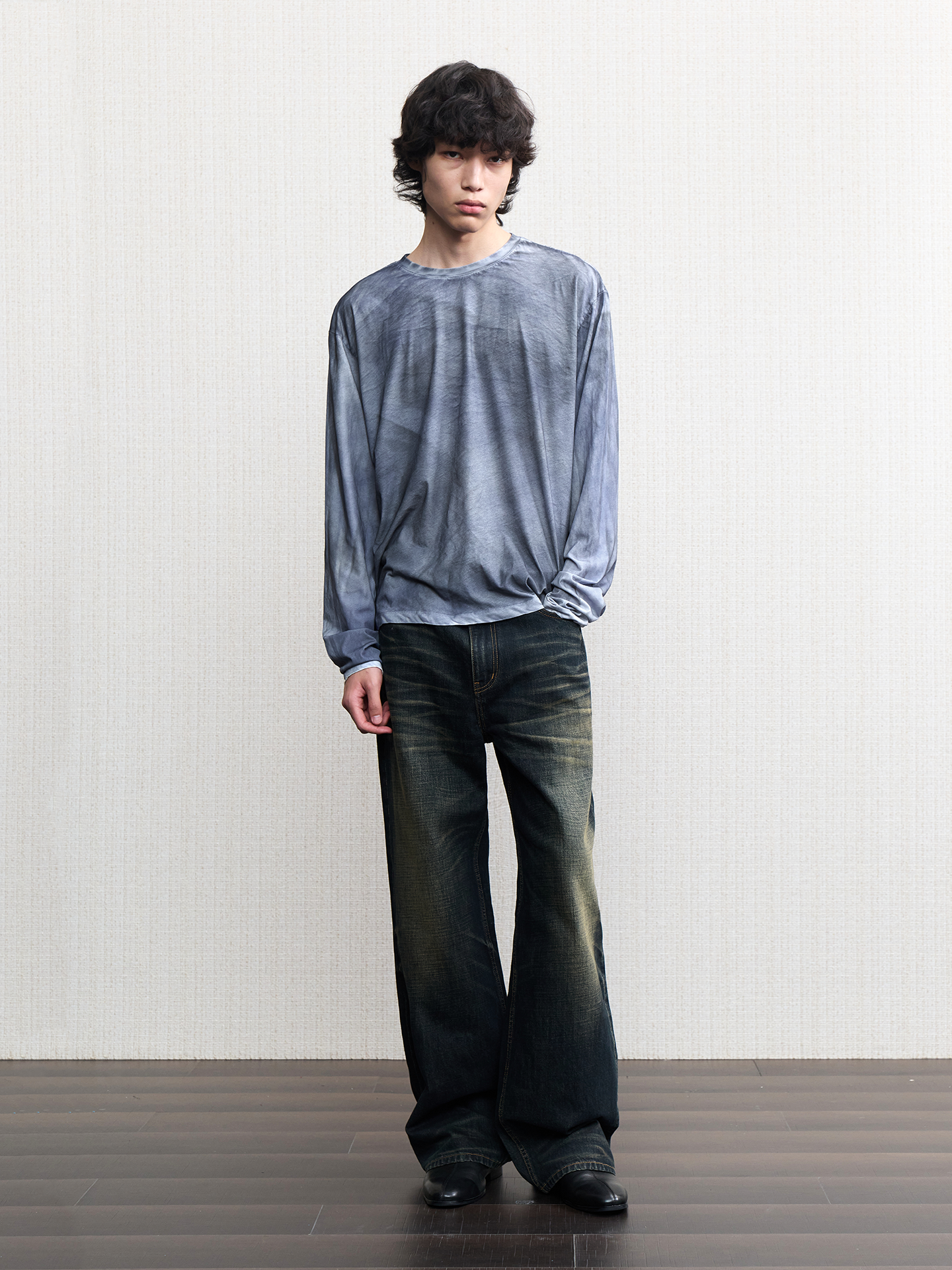 JCAESAR Vintage washed denim jeans