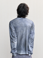 JCAESAR Oil‑stain dyed long‑sleeve shirt