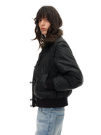 JCAESAR WOMEN Detachable Two‑Way Eco‑Leather Down Jacket - jcaesarclo