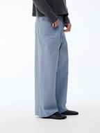 JCAESAR Pleated Washed Matte Jeans - jcaesarclo