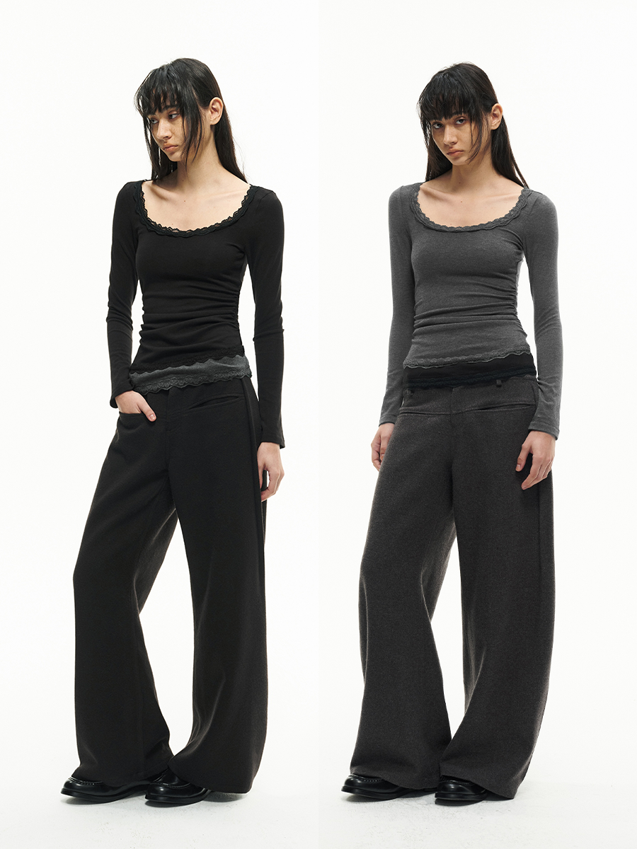 JCAESAR WOMEN Lace patchwork top - jcaesarclo