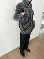 JCAESAR Eco-Leather Hobo Dumpling Bag