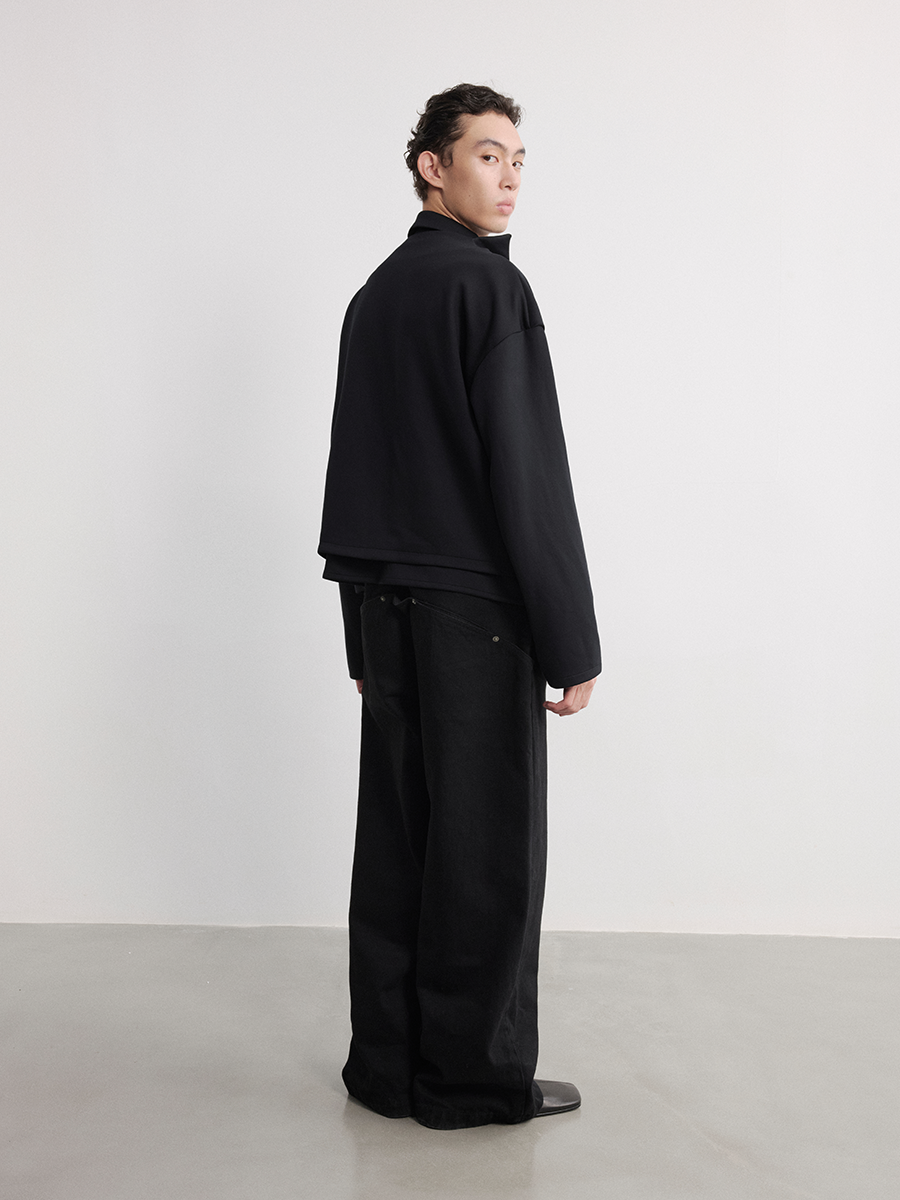 JCAESAR Two Fake Space Cotton Zipper Shirts - jcaesarclo