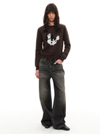 JCAESAR WOMEN Vintage Washed Gray-Brown Jeans - jcaesarclo