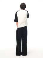 JCAESAR Vintage‑style raglan printed tee