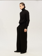 JCAESAR Turtleneck Sweater with Epaulets