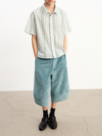 JCAEASAR Island-inspired window lattice resort shirt