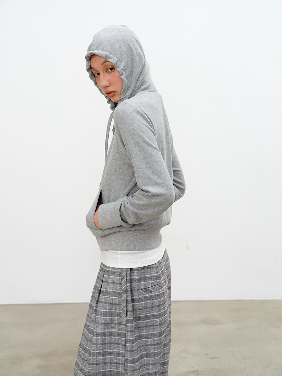 JCAESAR WOMEN Half Drawstring Hooded Sweatshirt - jcaesarclo