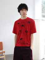 JCAEASAR Playful dog-print tee