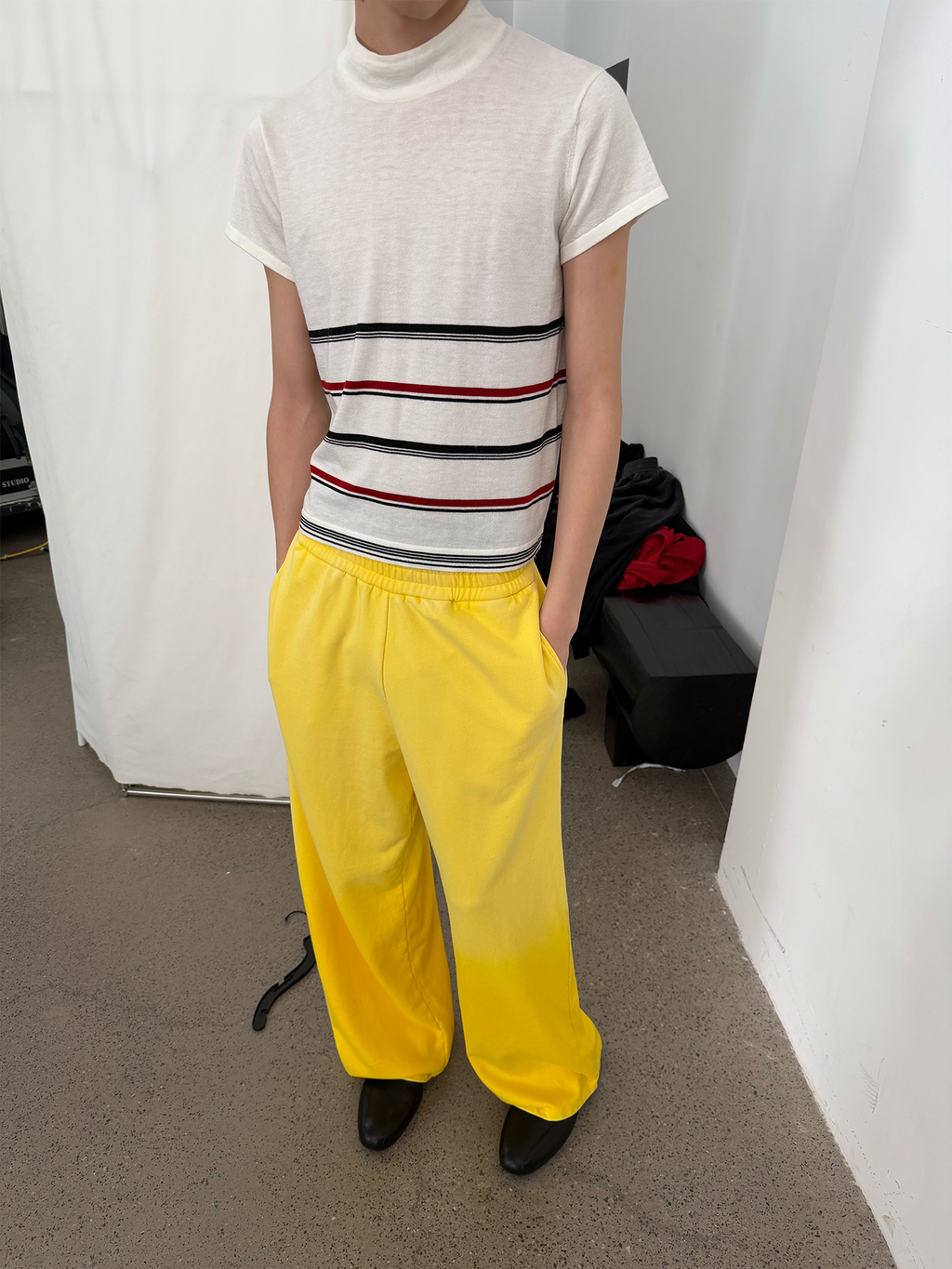 JCAEASAR Sun-faded washed trousers