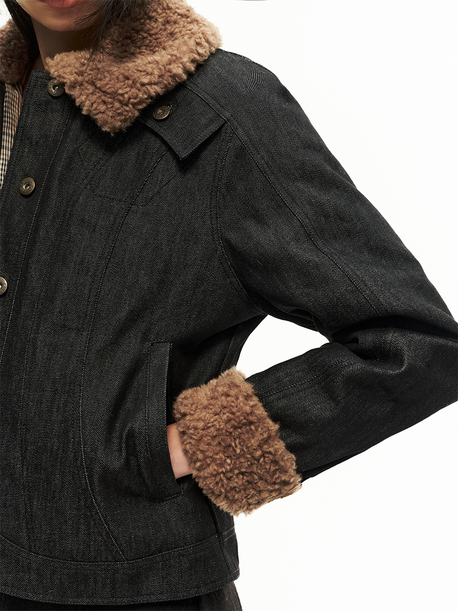 JCAESAR WOMEN Lambskin And Original Beef Coat - jcaesarclo