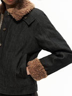 JCAESAR WOMEN Lambskin And Original Beef Coat - jcaesarclo