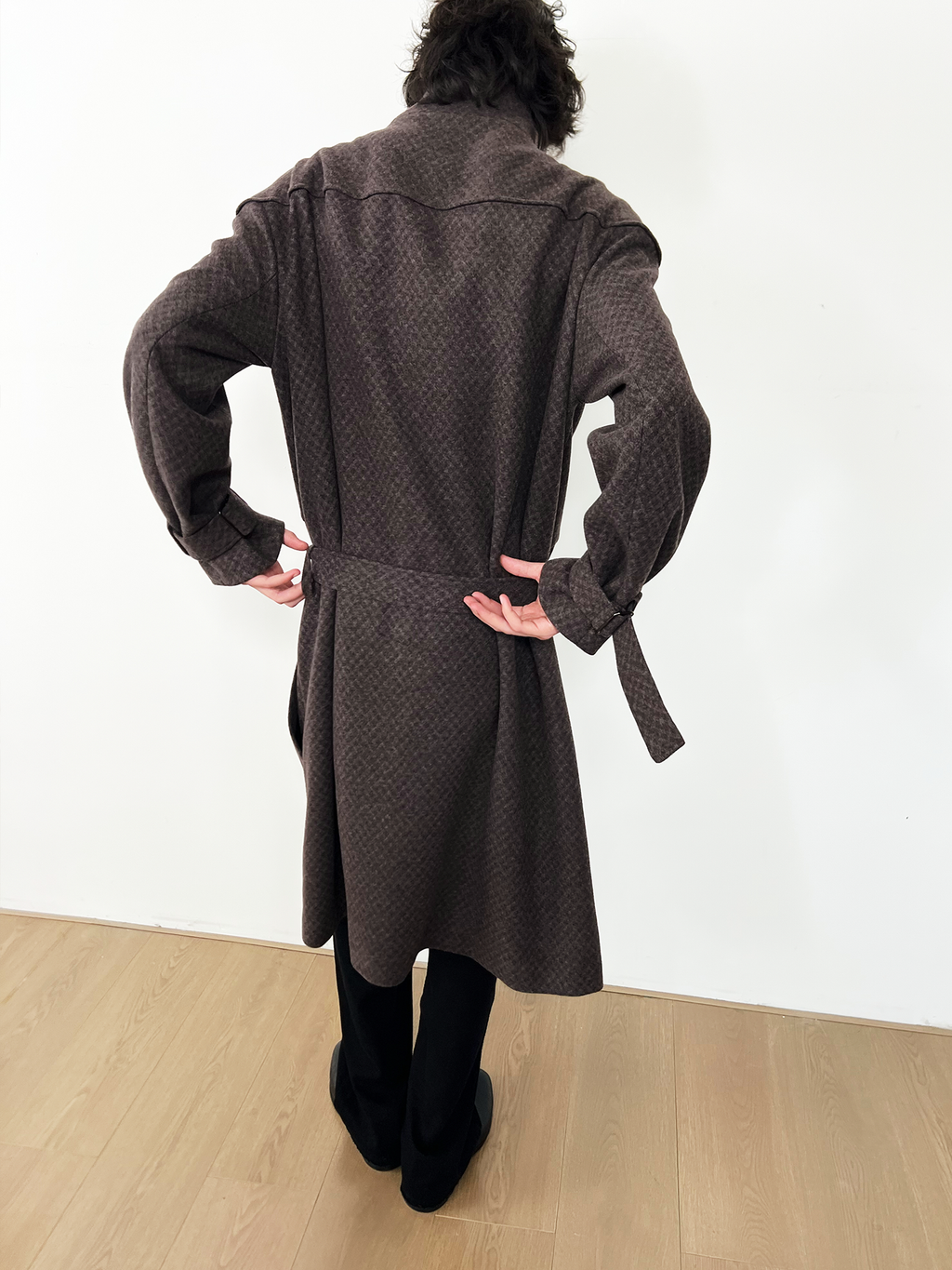 JCAESAR Eccentric Wool Overcoat