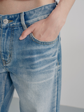 JCAESAR WOMEN Light Wash Denim Wide Leg Jeans